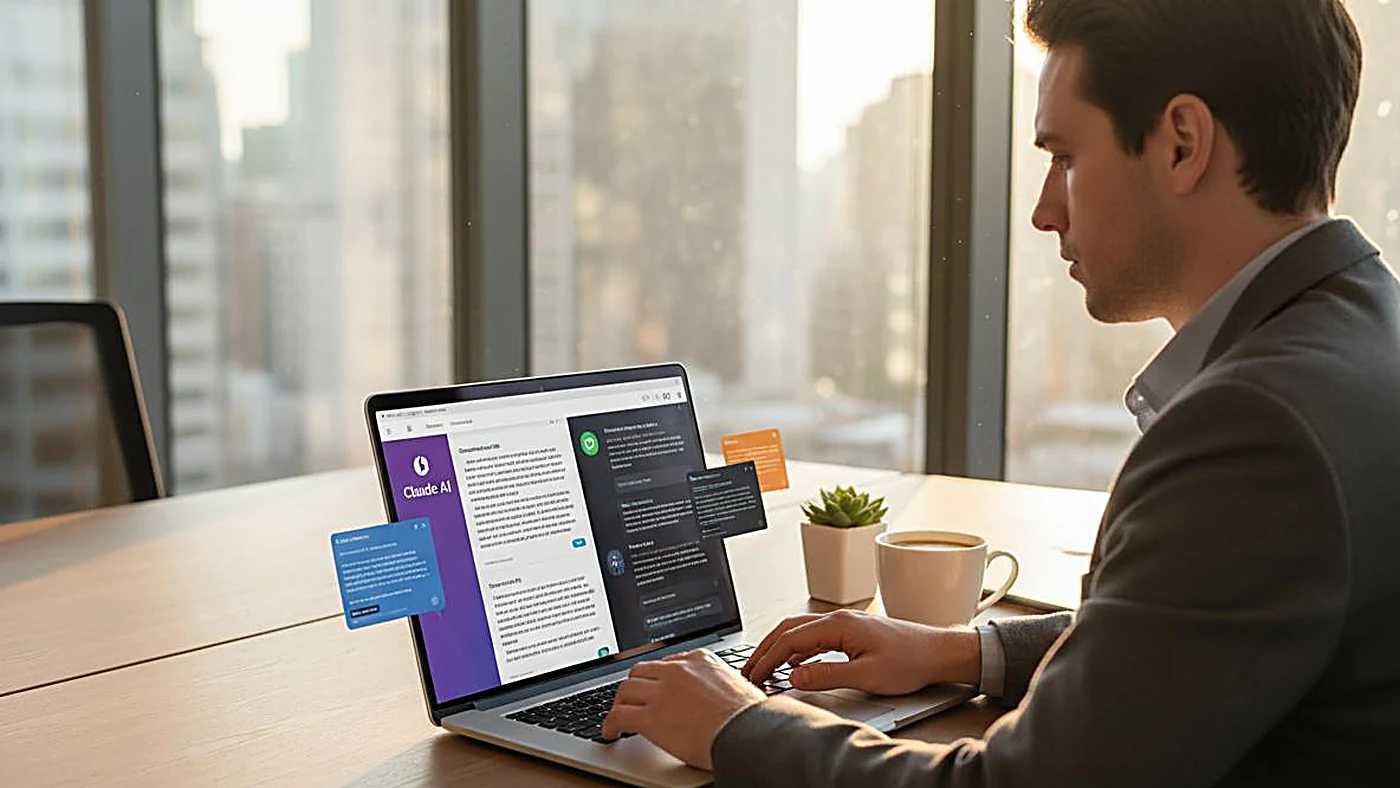 A remote workspace with property dashboards